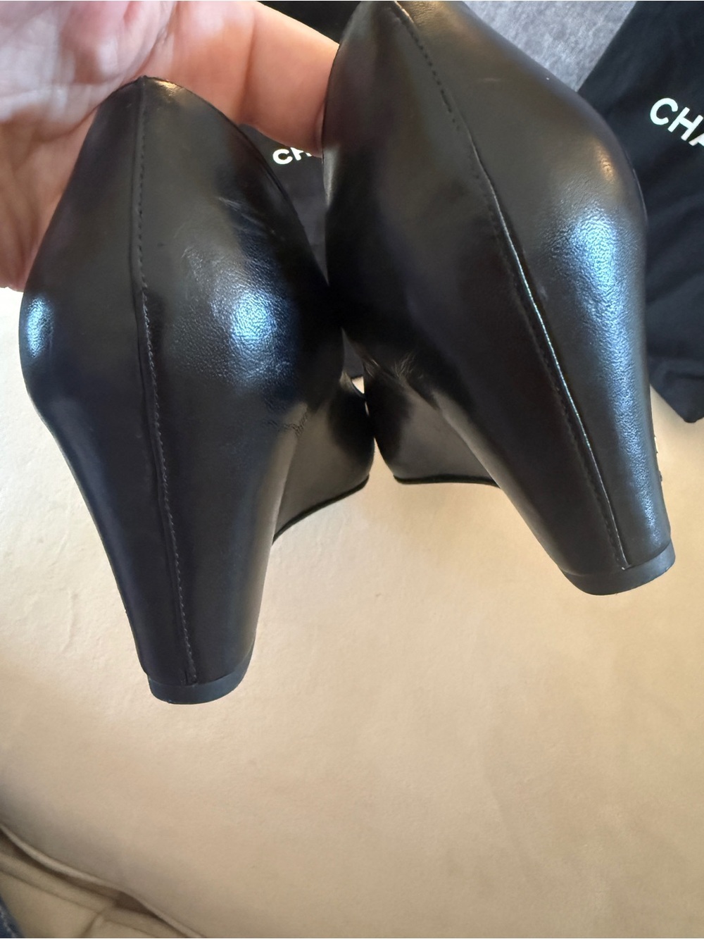 Chanel leather Wedges - Picture 8 of 13